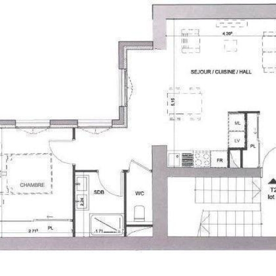  Annonces TLYON : Apartment | LYON (69005) | 45 m2 | 273 000 € 