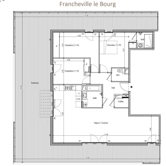  Annonces TLYON : Appartement | FRANCHEVILLE (69340) | 105 m2 | 785 000 € 